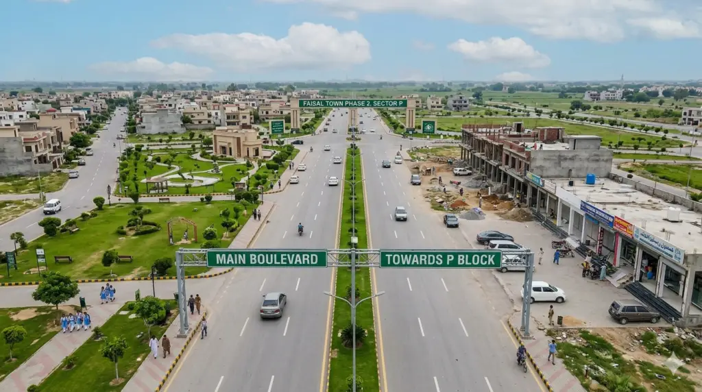 faisal town phase 2 sector p